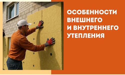 Какие особенности внешнего и внутреннего утепления в Анапе