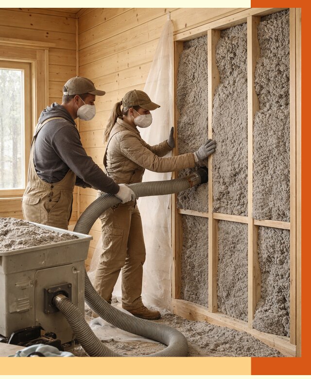 Утепление дачного дома эковатой в Анапе от 1506 руб./м2 — комплексно, ТепломастерНпа