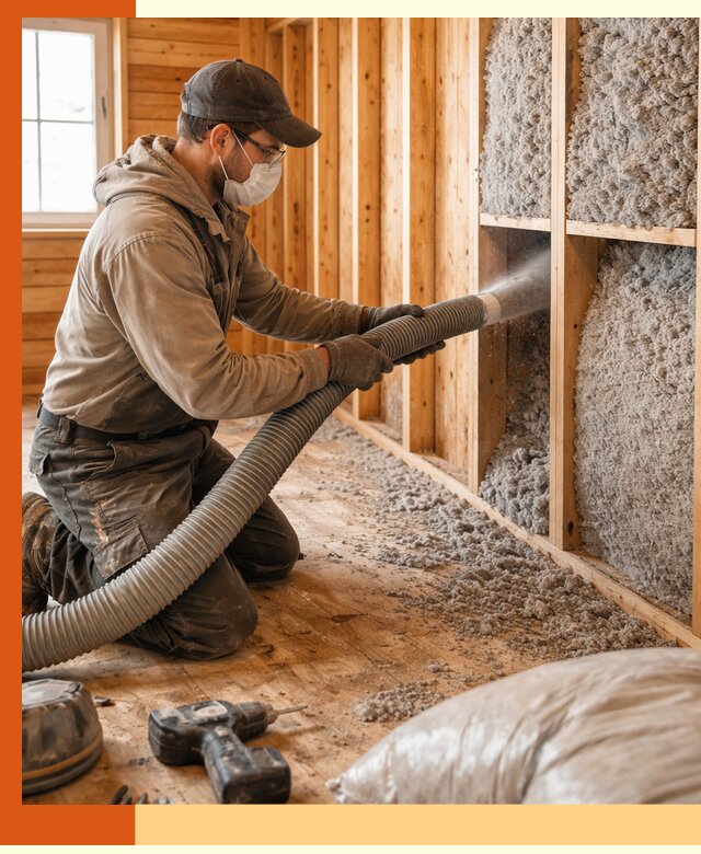 Утепление дачного дома эковатой в Анапе — быстро и надёжно