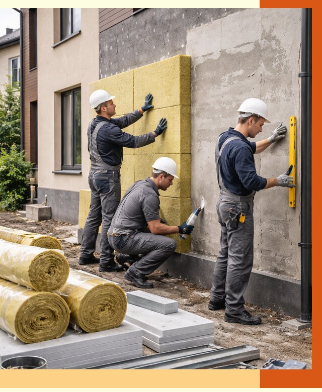 Утепление таунхауса в Анапе от 7476 руб/м2 — комплекс под ключ | ТепломастерНпа