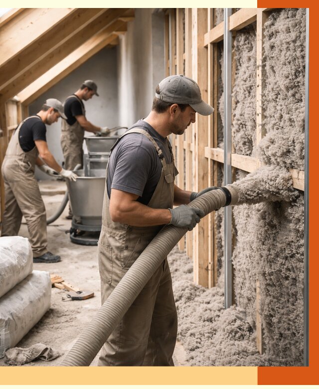 Утепление таунхауса эковатой в Анапе от 2284 руб./м² — монтаж и задувка | ТепломастерНпа