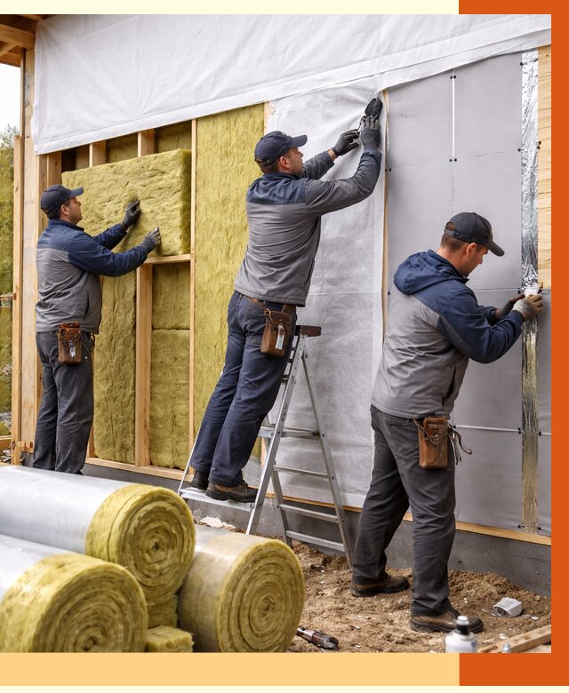 Утепление каркасного дома в Анапе от 4361 руб./м2 — профессионально | ТепломастерНпа