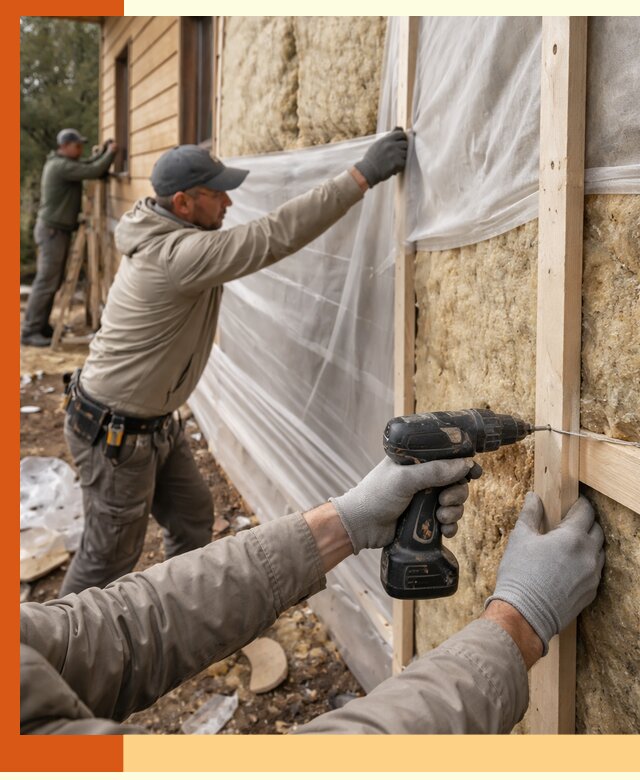 Утепление дома из бруса в Анапе качественно и долговечно