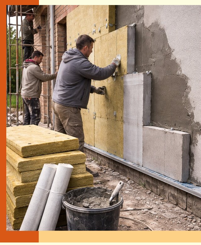 Утепление кирпичного дома под ключ в Анапе