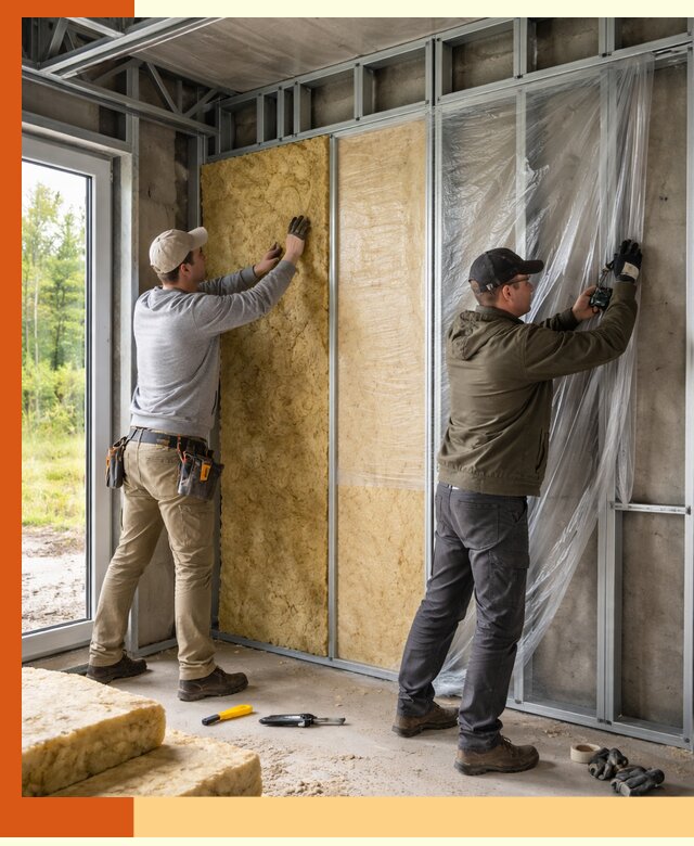 Утепление дома из ЛСТК в Анапе с гарантией качества и эффективности