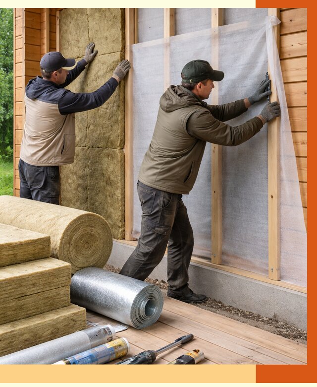 Утепление дома из двойного бруса в Анапе от 4984 руб./м² — ТепломастерНпа под ключ