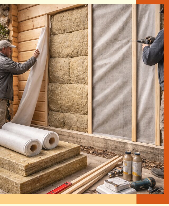 Утепление дома из минибруса в Анапе от 4673 руб/м2 — заказать профессионально | ТепломастерНпа