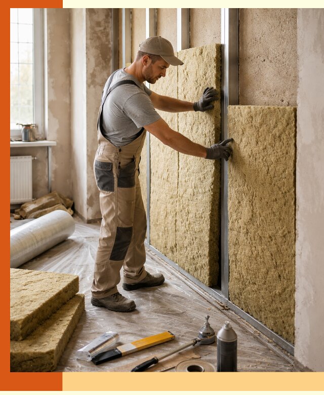 Утепление квартиры в Анапе — комплексная теплоизоляция стен и полов