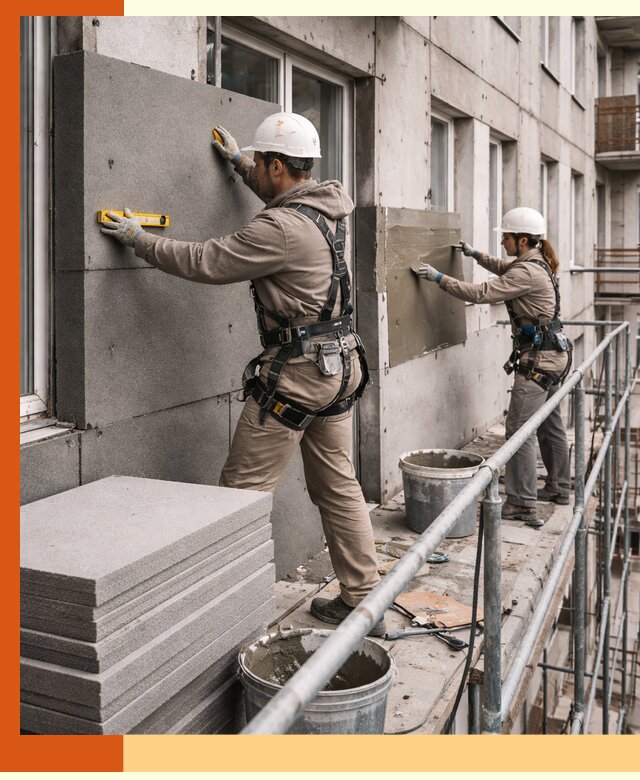 Утепление квартиры снаружи под ключ в Анапе