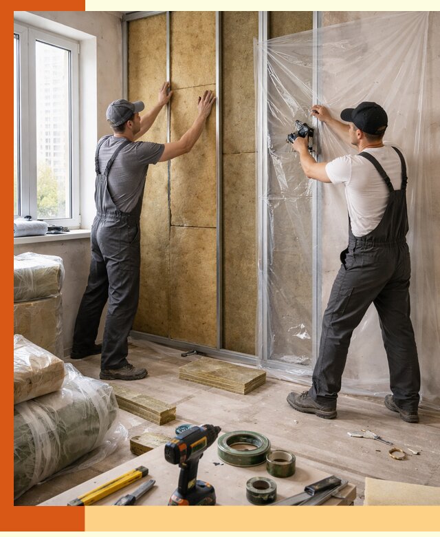 Утепление квартиры изнутри профессионально в Анапе