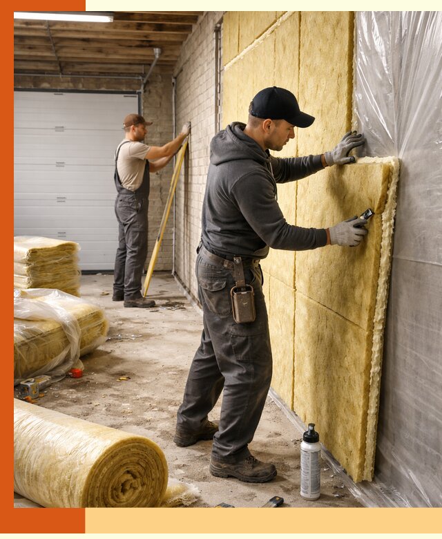 Утепление гаража под ключ в Анапе — все виды теплоизоляции