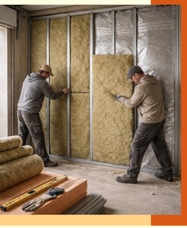 Утепление гаража изнутри в Анапе от 7788 руб/м2 — работы и цена | ТепломастерНпа