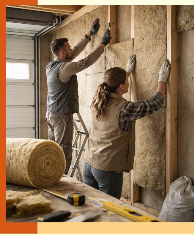 Утепление гаража изнутри в Анапе: быстро и надежно