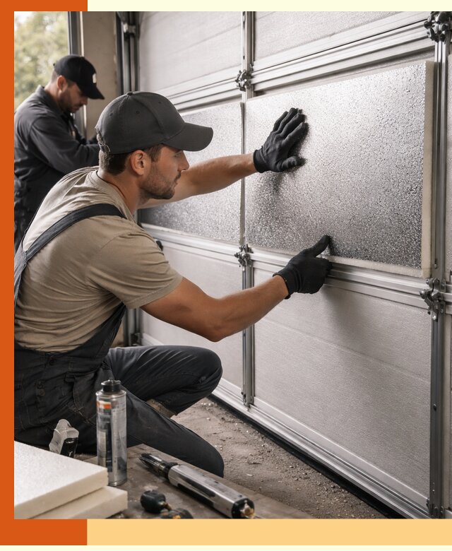 Утепление гаражных ворот в Анапе качественно и надежно