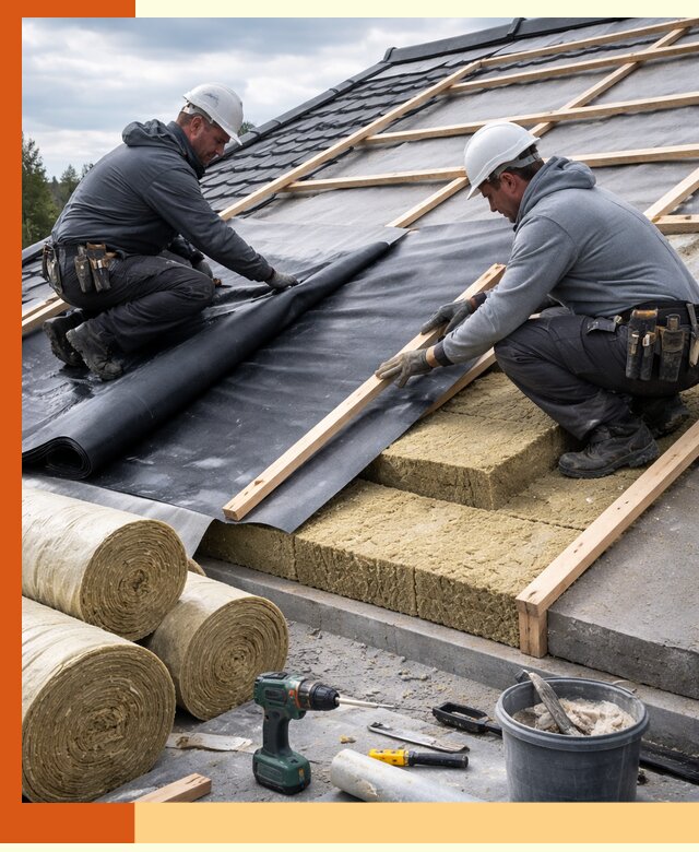 Утепление крыши снаружи в Анапе: профессиональная теплоизоляция