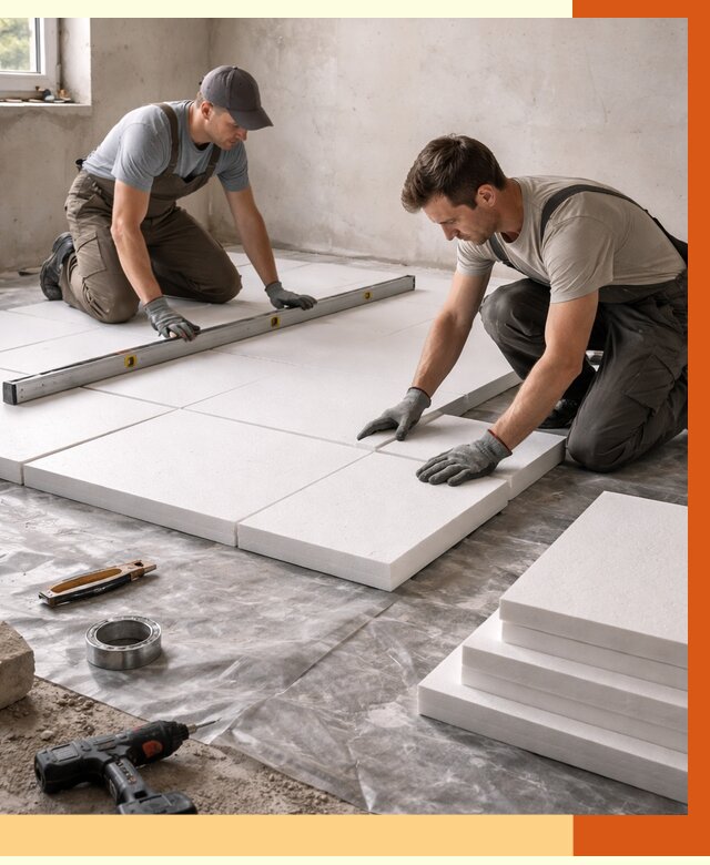 Утепление бетонного пола в Анапе от 2596 руб/м2 — монтаж и цена | ТепломастерНпа