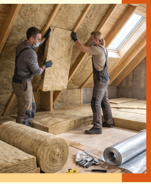 Утепление мансарды минватой в Анапе от 4361 руб./м2 — монтаж и пароизоляция | ТепломастерНпа