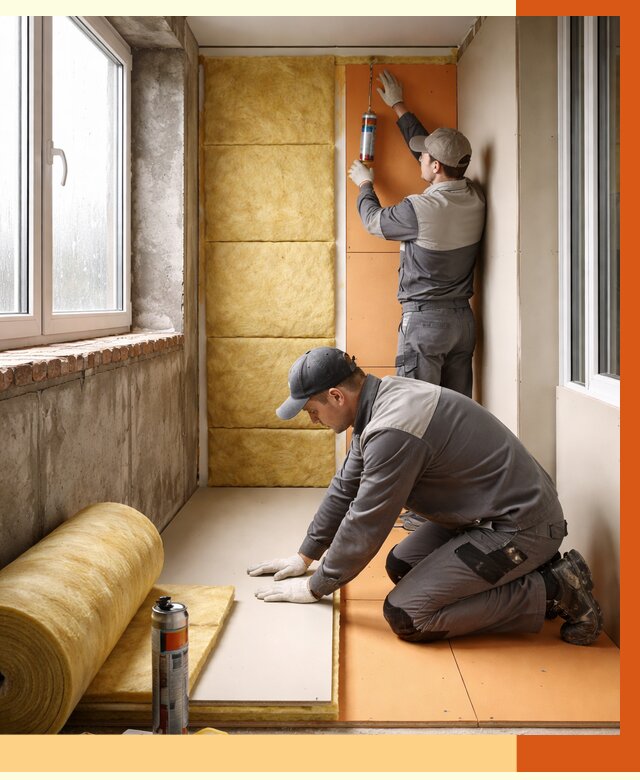 Утепление лоджии под ключ в Анапе от 6750 руб/м2 — комплексное решение | ТепломастерНпа