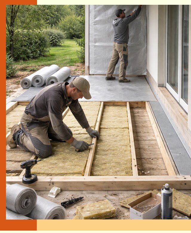 Утепление террасы в Анапе — тепло и защита круглогодично