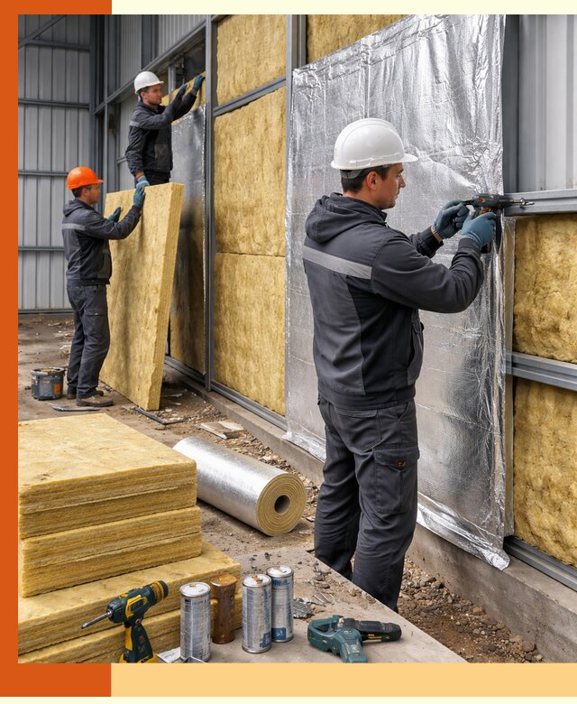 Утепление металлического ангара профессионально в Анапе