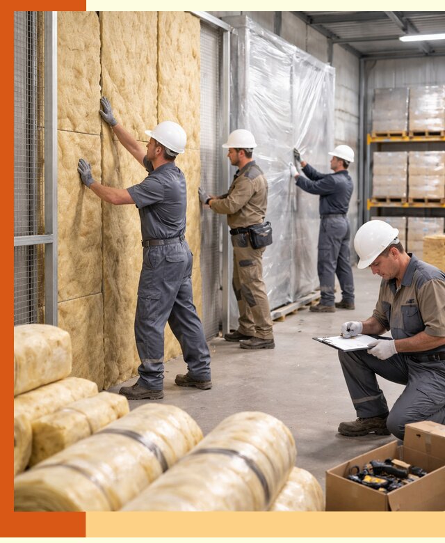 Утепление склада готовой продукции в Анапе качественно и быстро