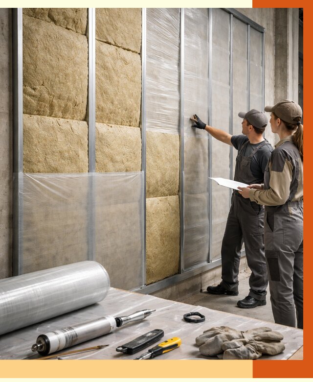 Утепление склада химсырья в Анапе от 4673 руб. под ключ | ТепломастерНпа