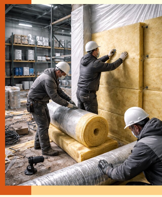 Утепление склада химсырья в Анапе: безопасная и эффективная изоляция