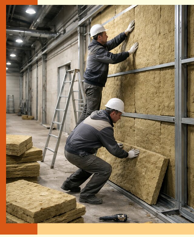 Утепление цеха под ключ в Анапе с гарантией качества