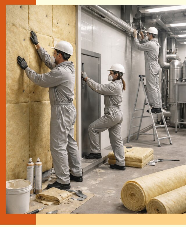 Утепление пищевого цеха под ключ в Анапе