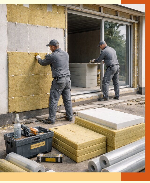 Утепление торгового павильона в Анапе от 15057 руб./м² под ключ | ТепломастерНпа