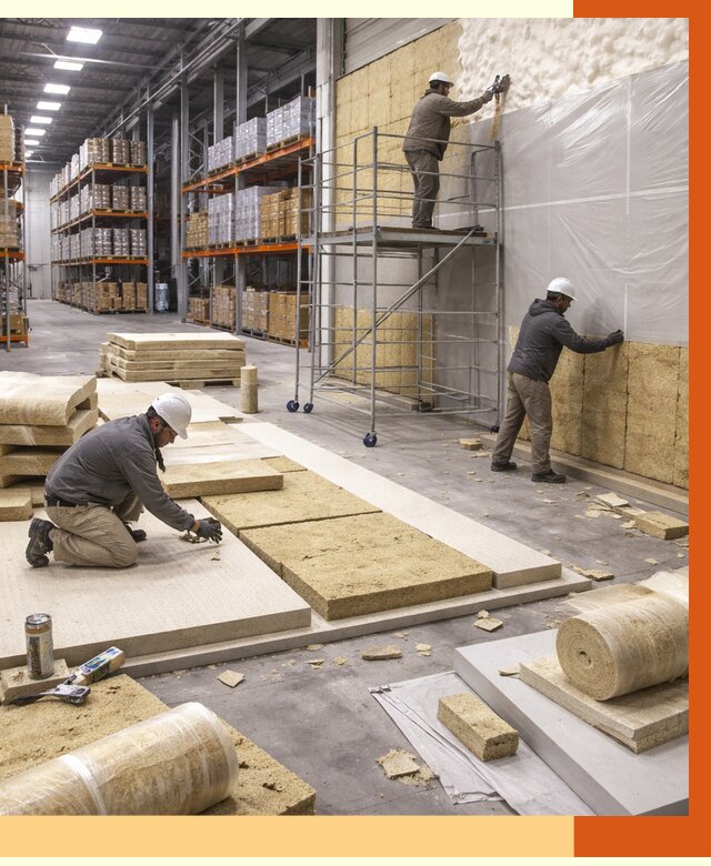 Утепление складского терминала в Анапе от 7788 руб./м² под ключ | ТепломастерНпа