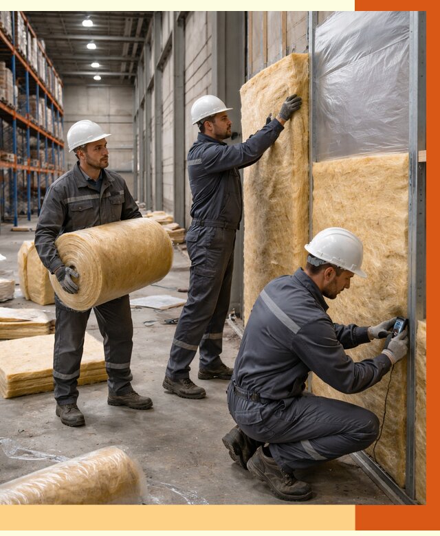 Утепление логистического центра в Анапе от 4673 руб/м² под ключ | ТепломастерНпа