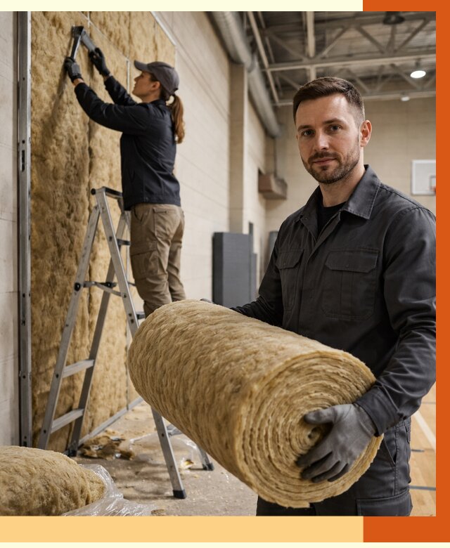 Утепление спортзала в Анапе от 7788 руб/м2 — комплексное утепление под ключ | ТепломастерНпа