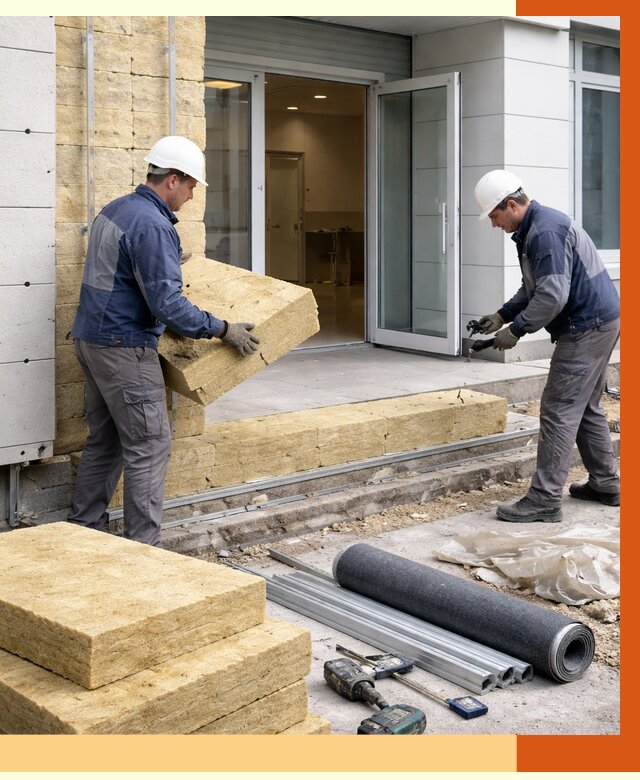 Утепление медицинского центра в Анапе под ключ от 12980 руб./м² | ТепломастерНпа