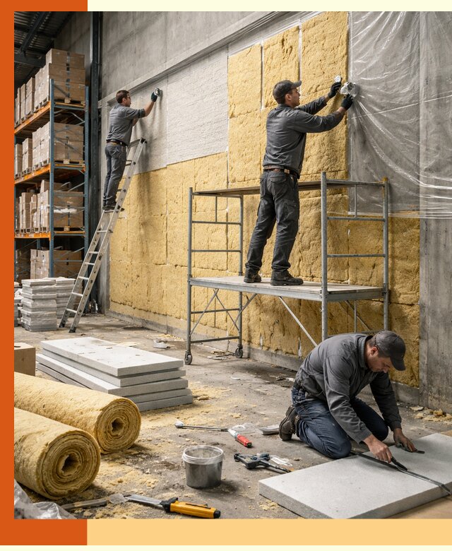 Утепление холодного склада под ключ в Анапе