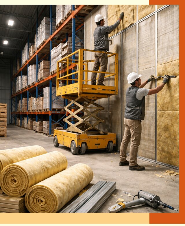 Утепление торгового склада в Анапе от 3323 руб/м2 — комплексно и под ключ | ТепломастерНпа