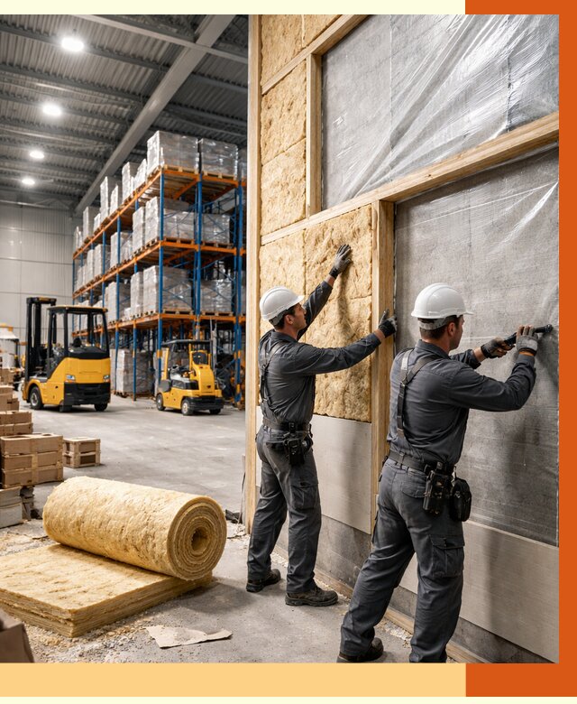 Утепление склада с техникой в Анапе от 4361 руб./м2 — комплексно под ключ | ТепломастерНпа