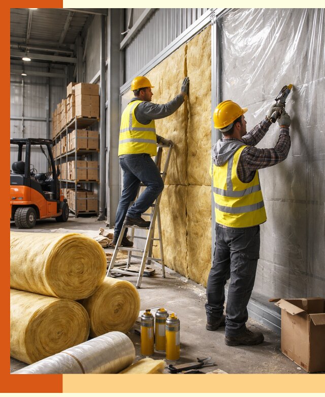 Утепление склада с техникой в Анапе под ключ