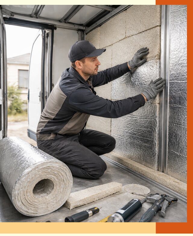 Утепление фургона рефрижератора в Анапе от 12980 руб./м² под ключ | ТепломастерНпа