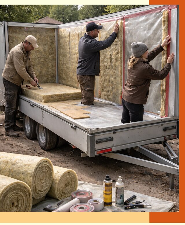 Утепление прицепа в Анапе под ключ от 12980 руб. — комплекс от ТепломастерНпа