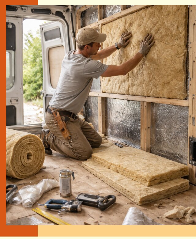 Утепление кемпера под ключ в Анапе с гарантией качества