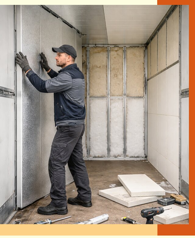 Утепление холодильного кузова в Анапе от 14018 руб. под ключ | ТепломастерНпа