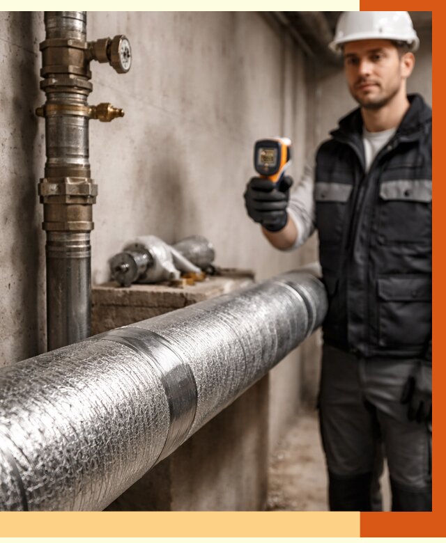 Утепление труб водоснабжения в Анапе от 8826 руб. за м² — услуги ТепломастерНпа