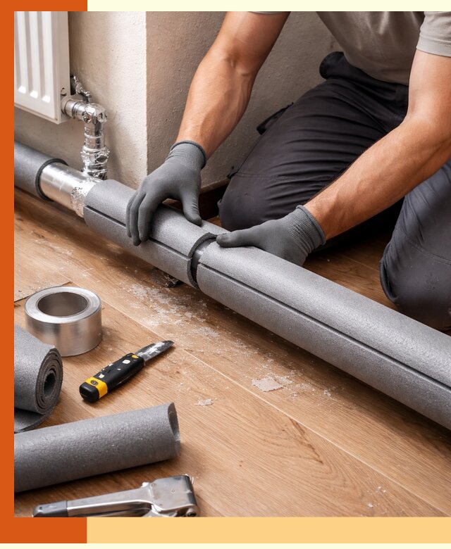 Утепление труб отопления в Анапе: теплоизоляция и защита сети