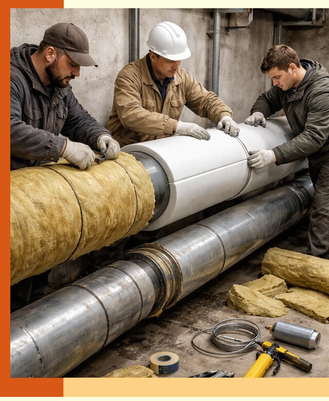 Утепление трубопровода в Анапе с гарантией энергоэффективности