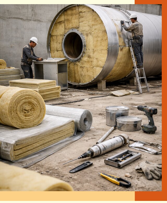 Утепление резервуара с топливом в Анапе от 28556 руб. под ключ | ТепломастерНпа