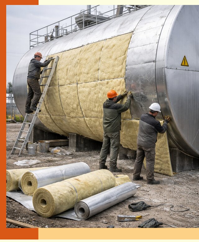 Утепление резервуаров с топливом в Анапе надежно и экономично