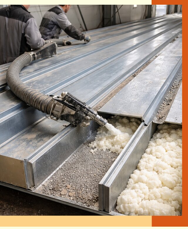 Заполнение пустот кровельных панелей в Анапе от 7476 руб. под ключ | ТепломастерНпа