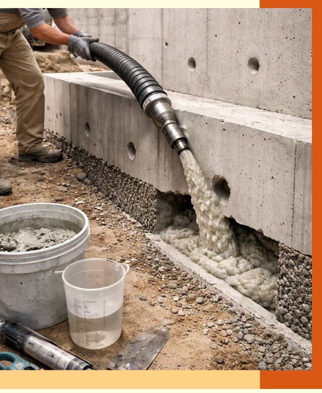 Заполнение полостей фундамента в Анапе от 7061 руб. под ключ | ТепломастерНпа