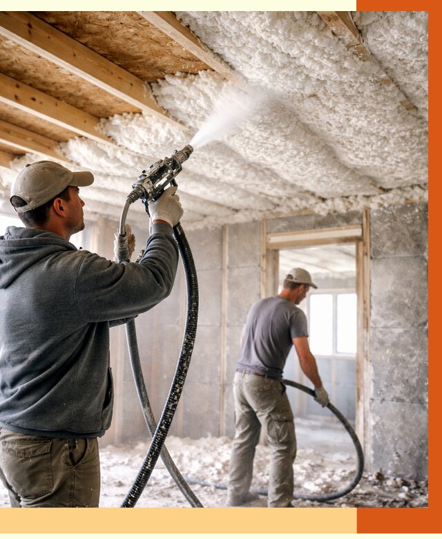 Утепление пеноизолом в Анапе от 1661 руб./м2 под ключ | ТепломастерНпа